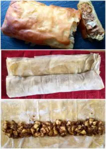 apple and walnut strudel