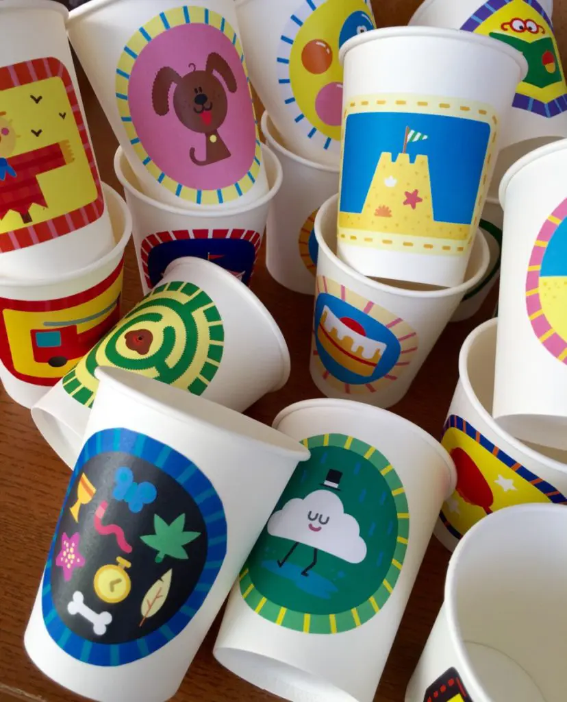 hey duggee birthday party cups