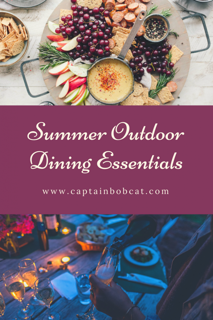 Summer outdoor dining