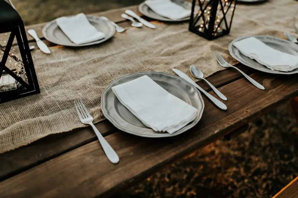 rustic table