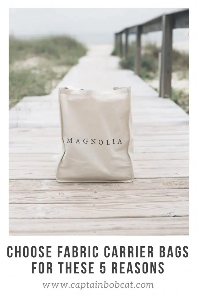 fabric carrier bags pin