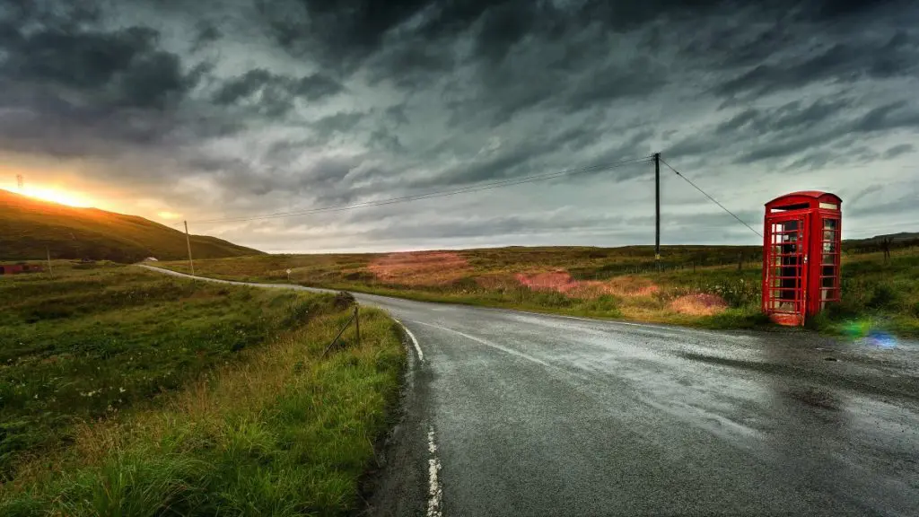 road england rain