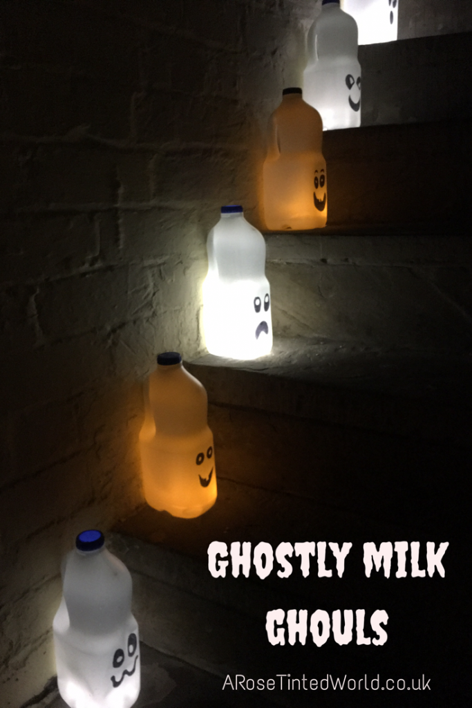 halloween milk bottles