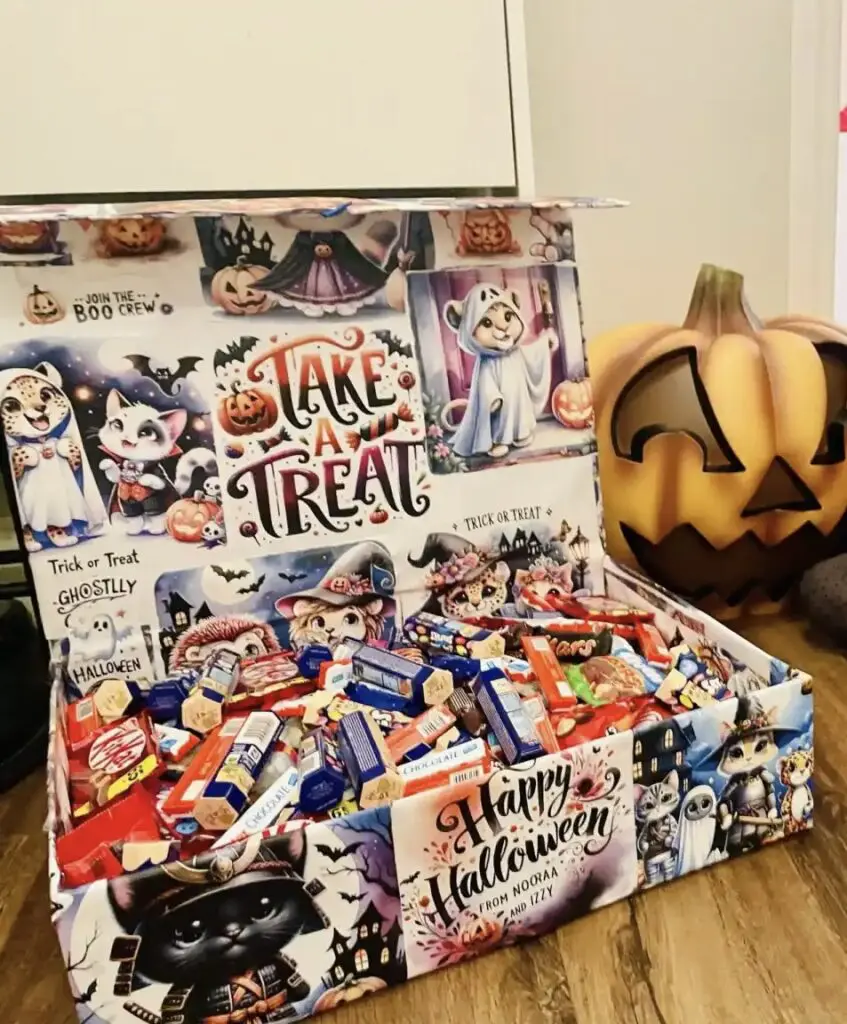 Halloween treat box