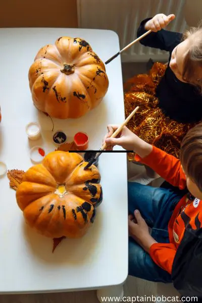 halloween pumpkin painting