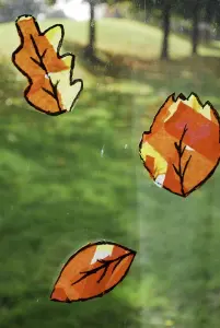 leaf sun catcher