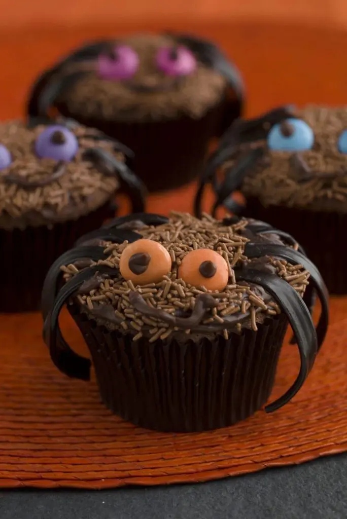 spider cupcakes