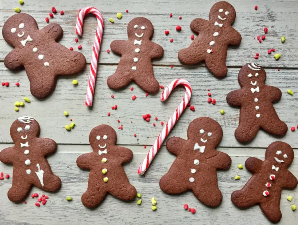 chocolate gingerbread men