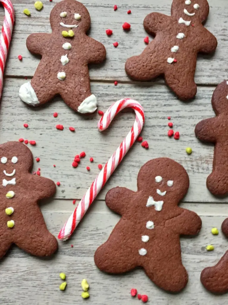 chocolate gingerbread men