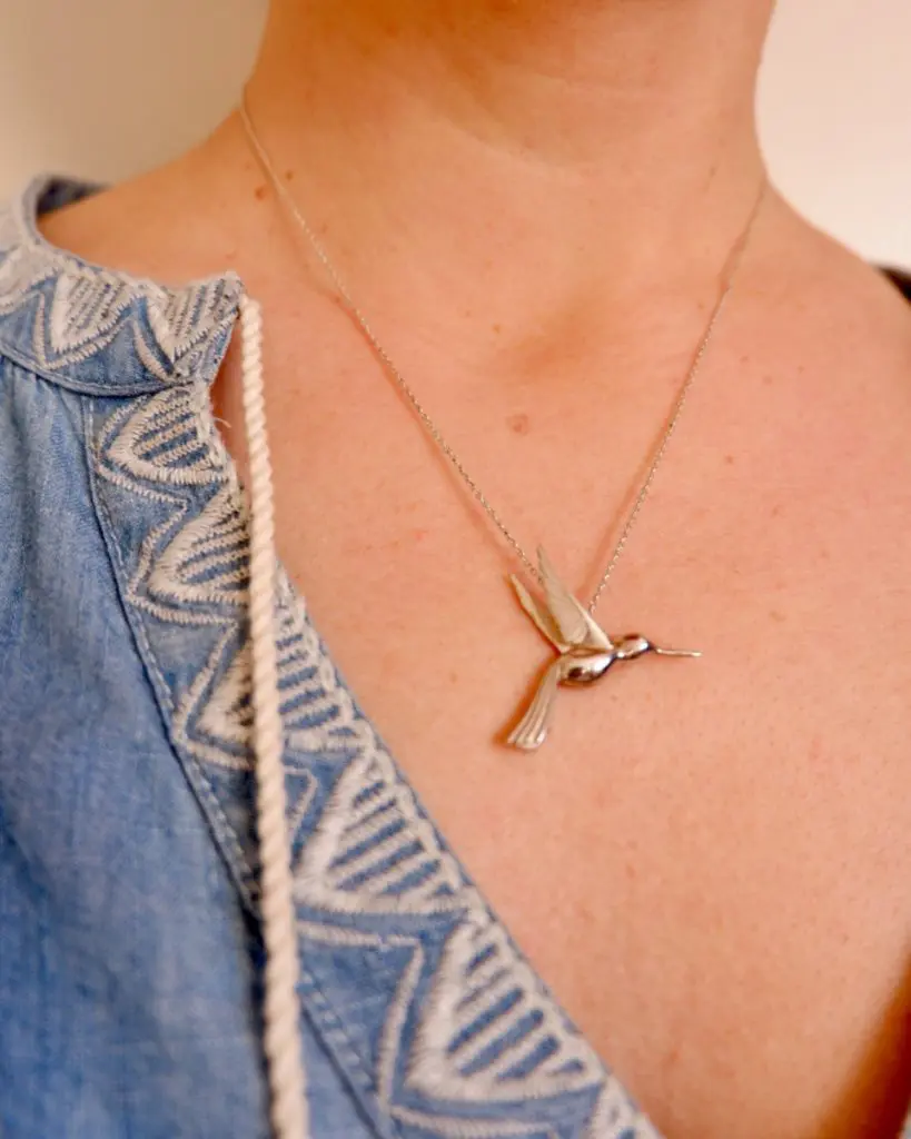 ingle & rhode hummingbird necklace ingle & rhode hummingbird necklace