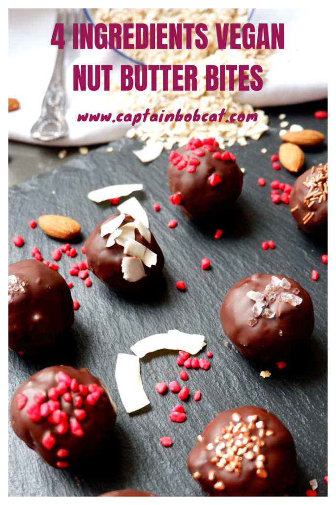 Healthy and Vegan Nut Butter Bites With 4 Ingredients Only Healthy and Vegan Nut Butter Bites With 4 Ingredients Only