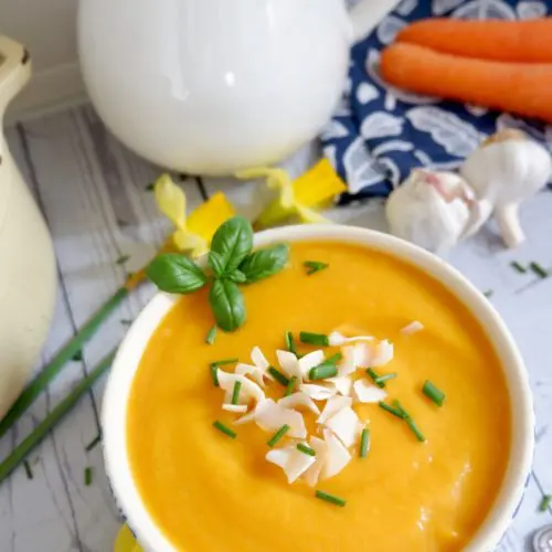 Spicy Thai Butternut Squash Soup (Vegan Recipe)