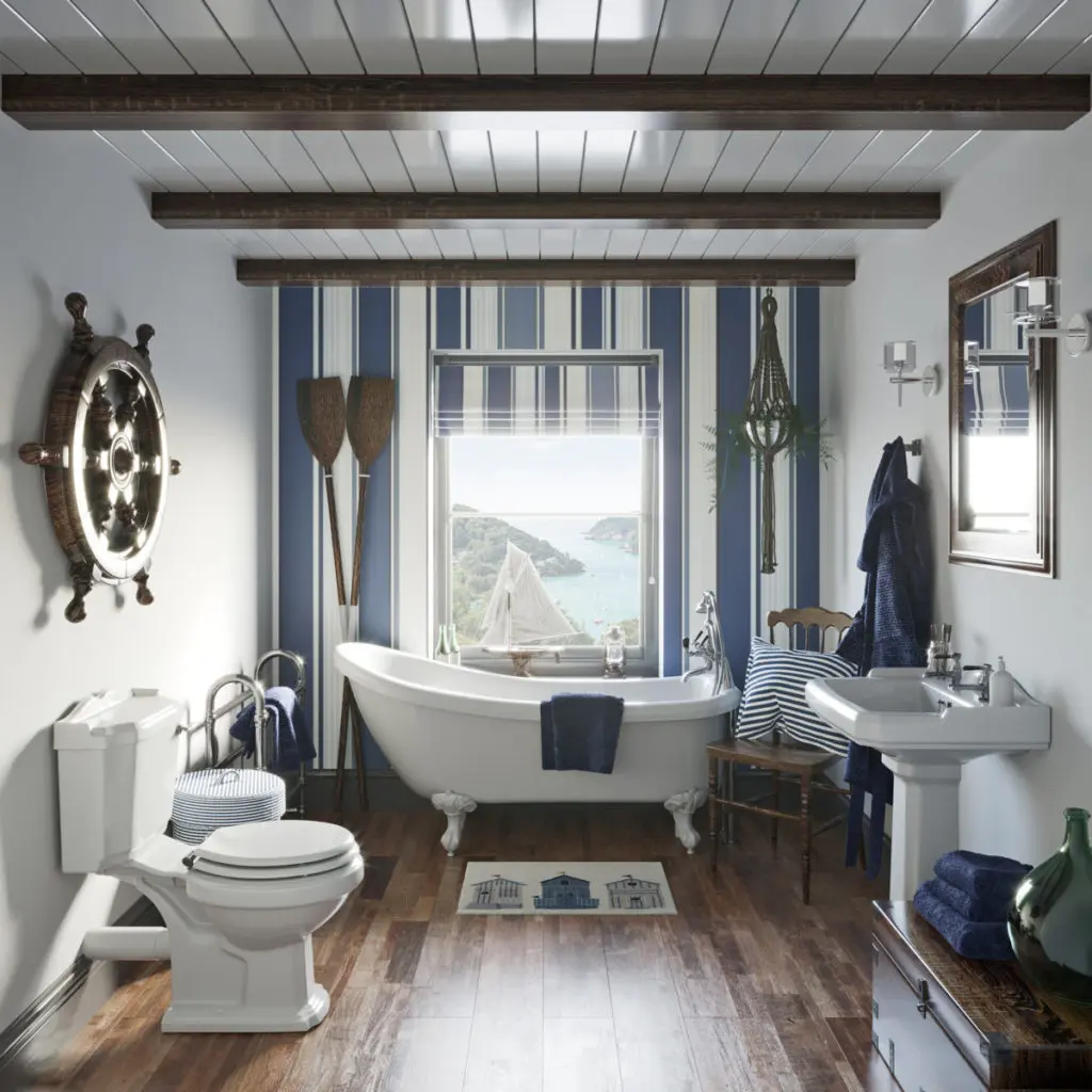 nautical bathroom bath