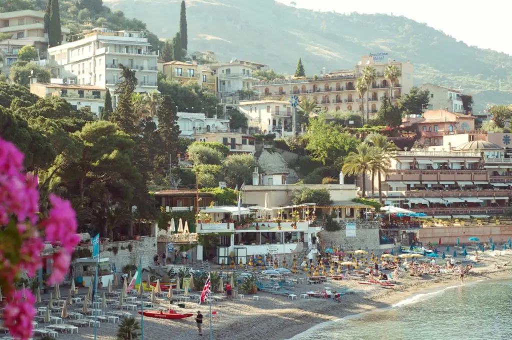 taormina italy mediterranean
