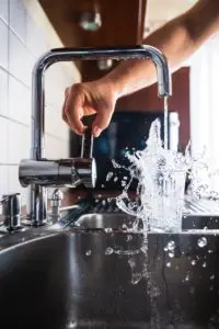 tap running plumbing