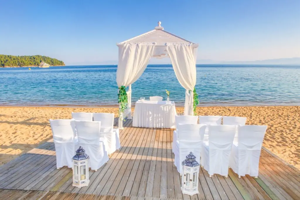 wedding beach tent gazebo