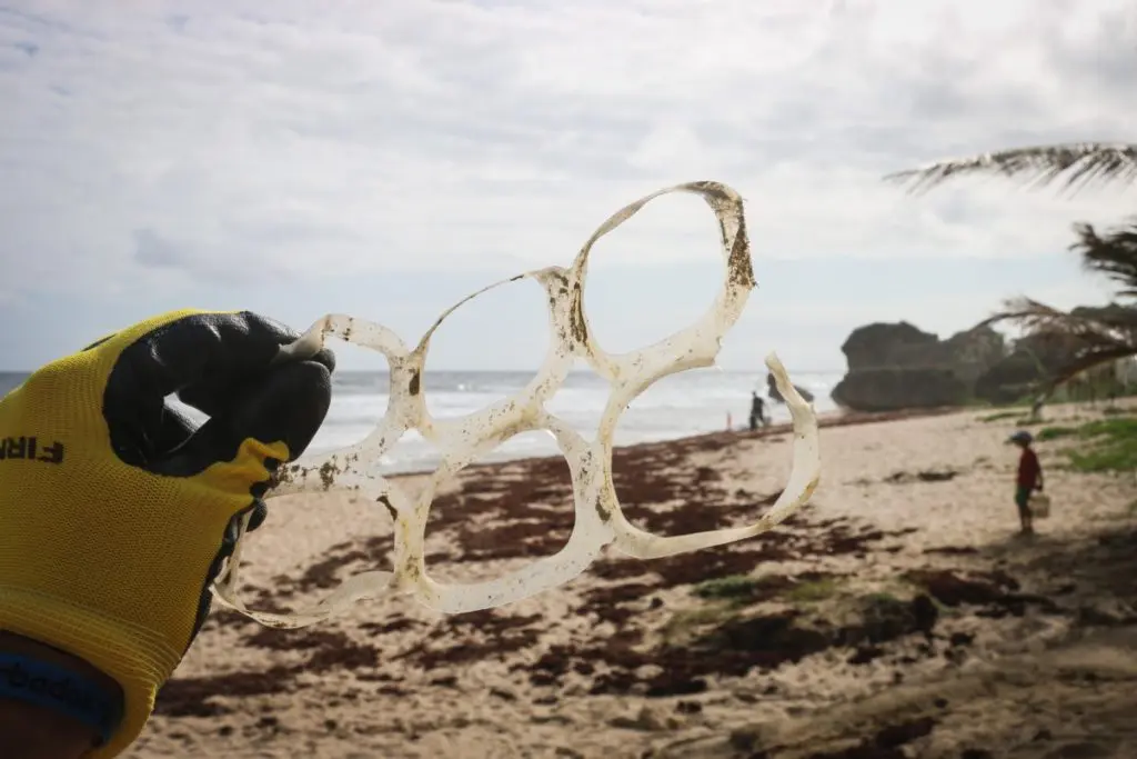 plastic beach: Plastic Free July