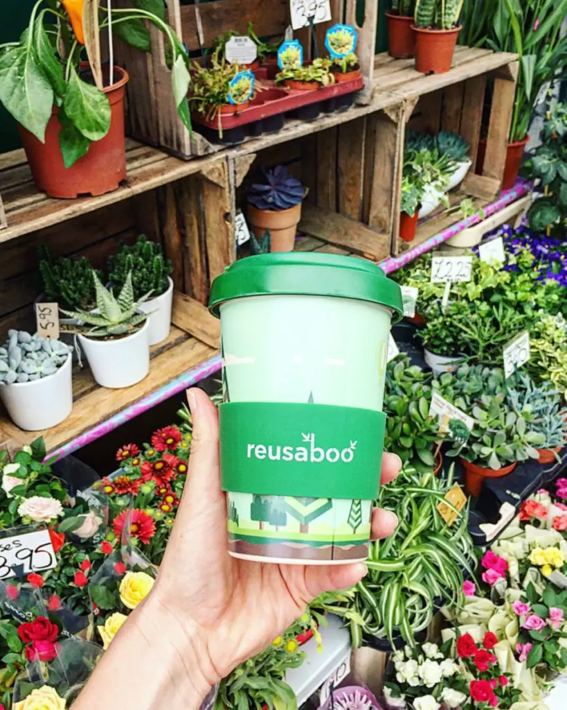 reusaboo bamboo coffee cup