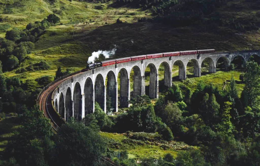 train viaduct in scotland