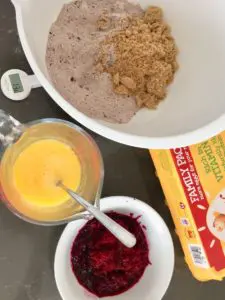 chocolate beetroot muffins