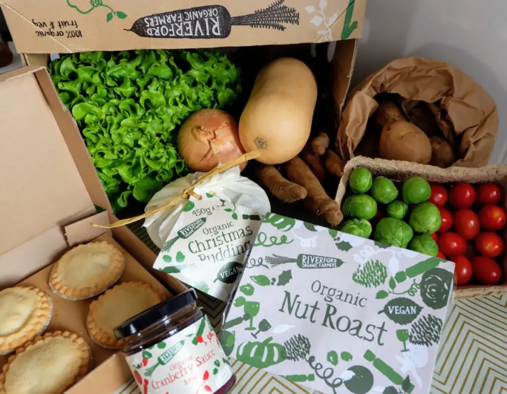 Riverford vegan Christmas dinner