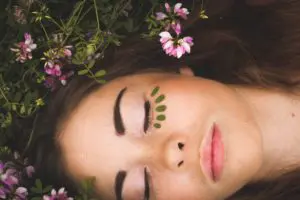 woman face