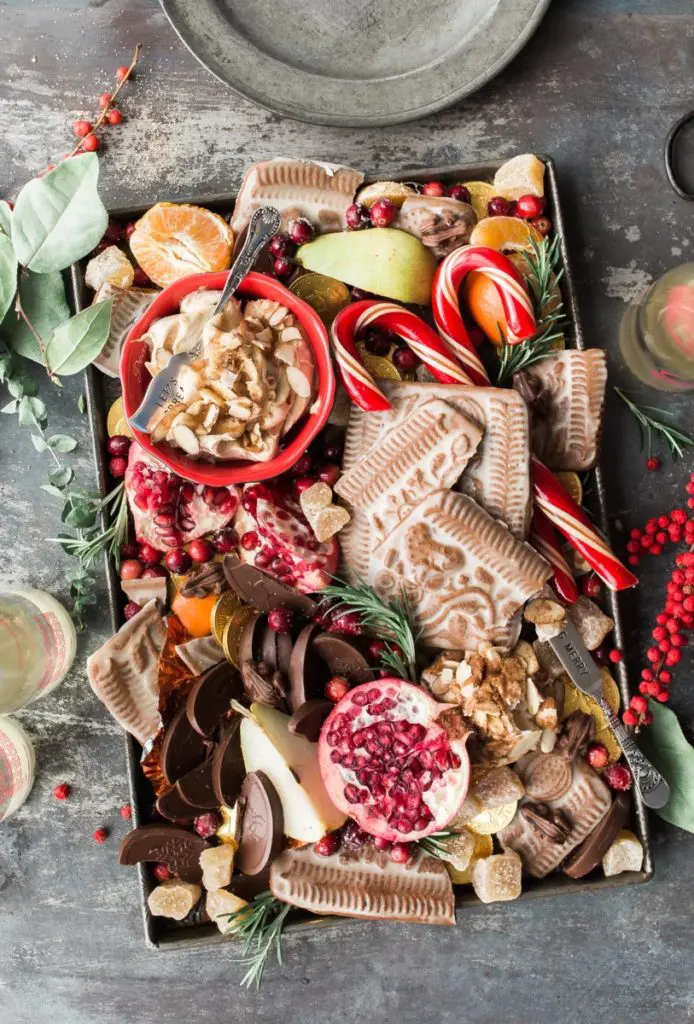 christmas food platter