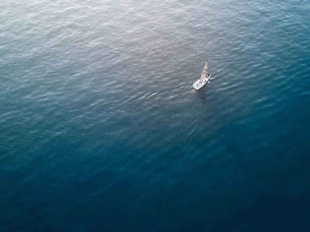 sailing boat on the sea yacht holiday