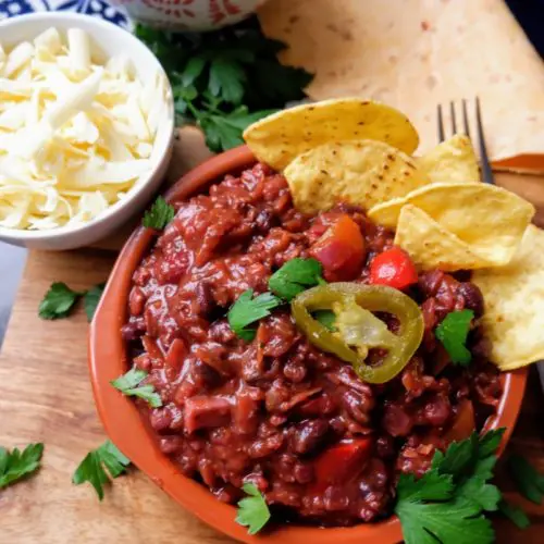 vegan chilli recipe