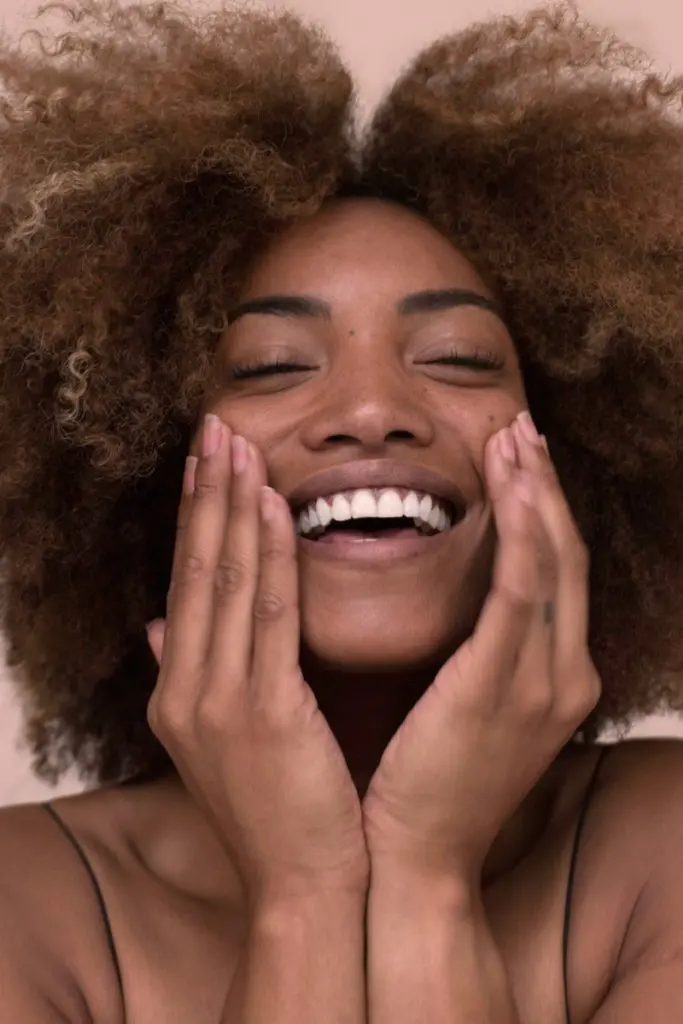 girl beauty skincare