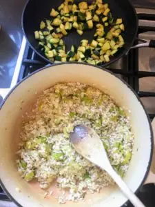 Vegan Lemon Courgette Risotto