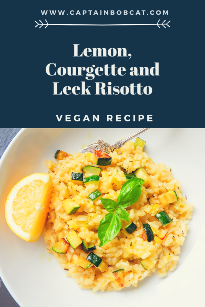 Vegan Lemon Courgette Risotto