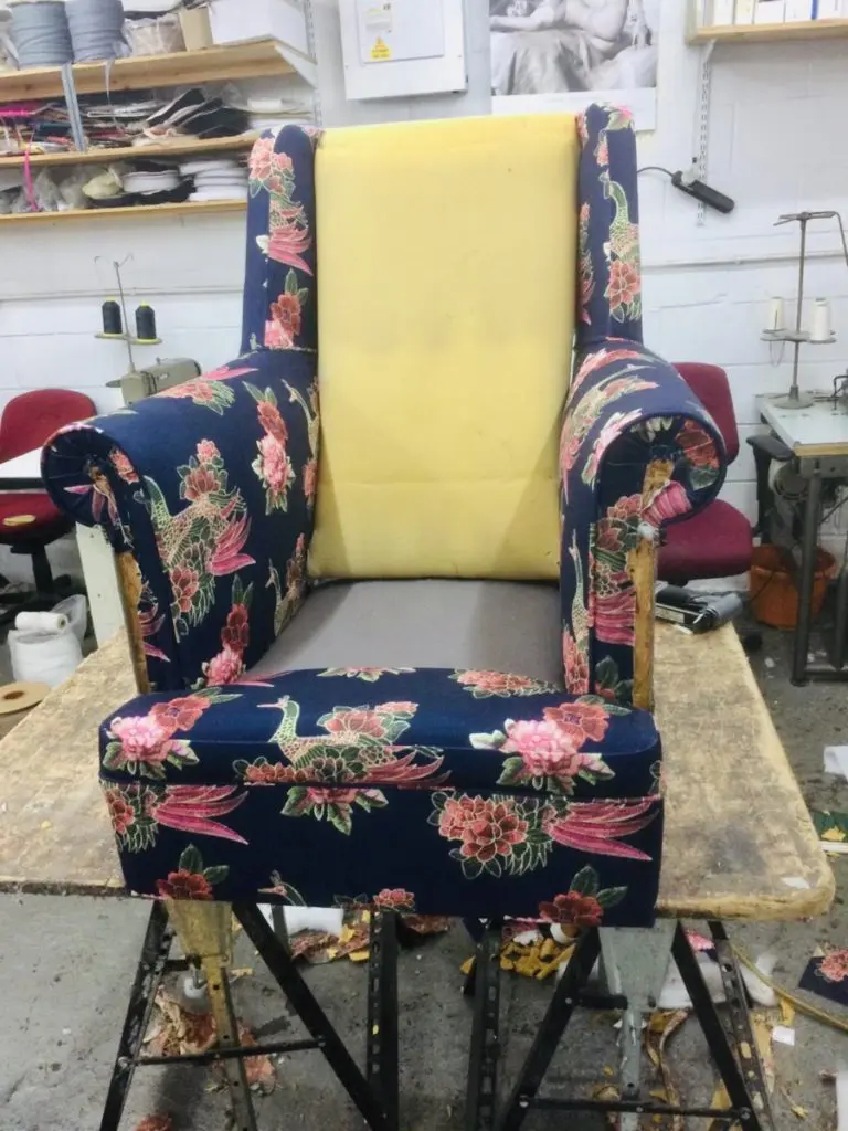 old arm chair: upcycle instead of buying new