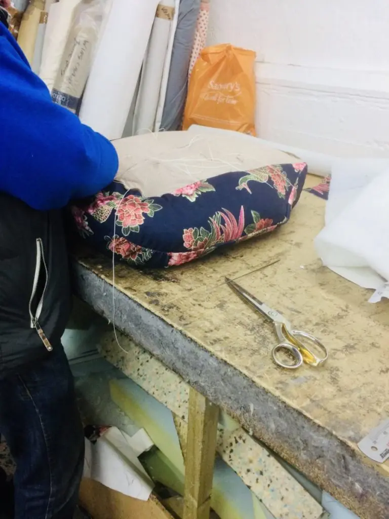 old arm chair: upcycle instead of buying new