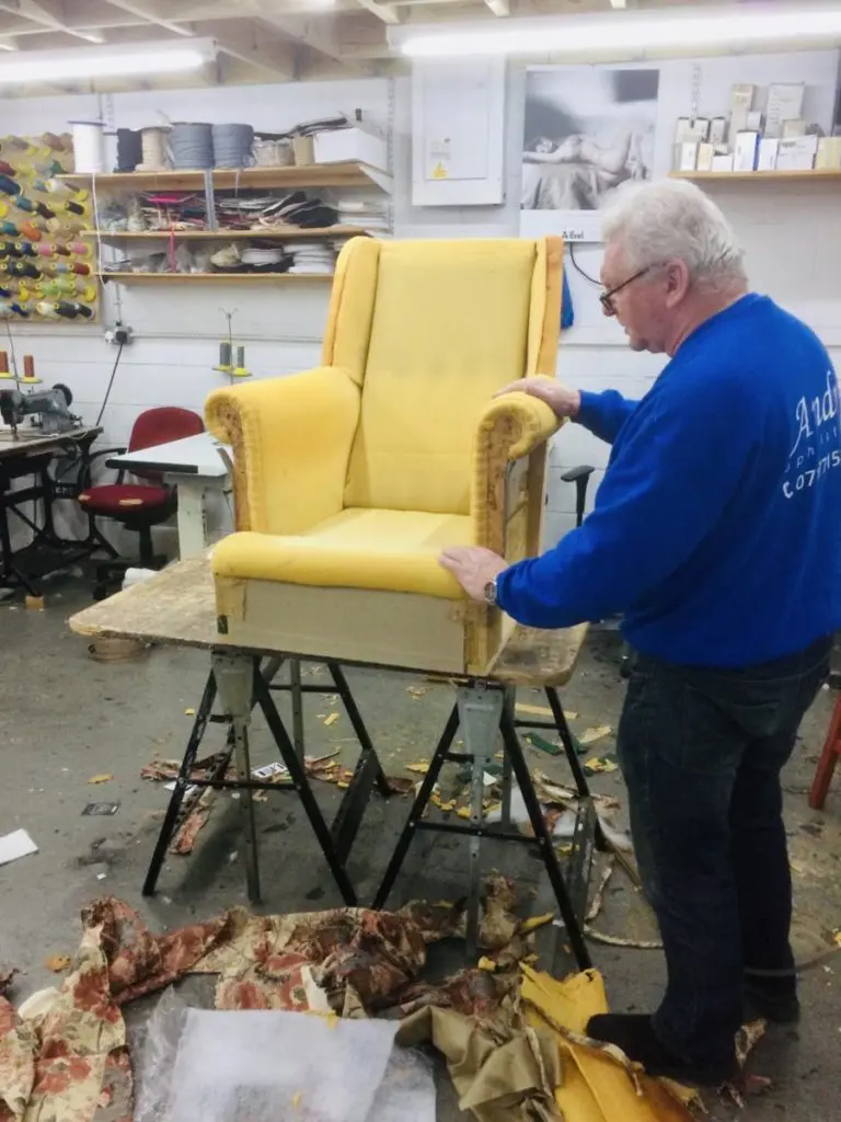 old arm chair: upcycle instead of buying new