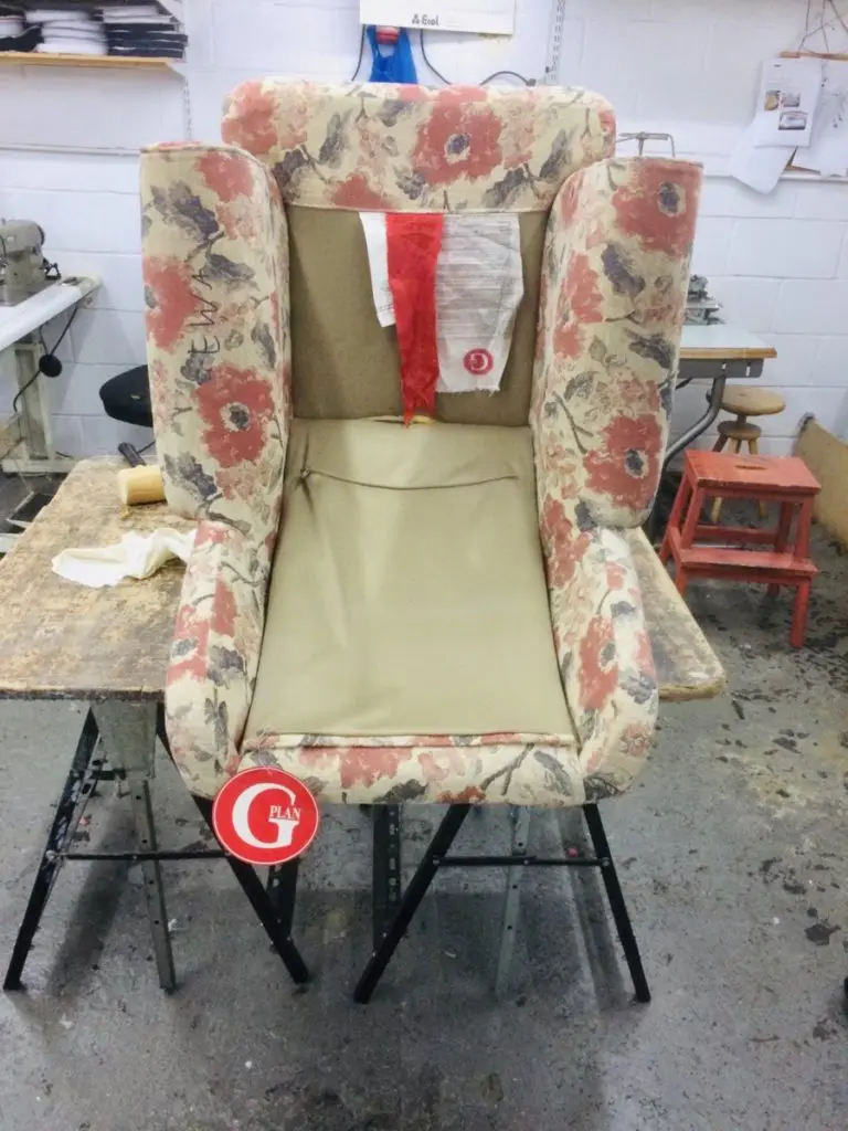 old arm chair: upcycle instead of buying new