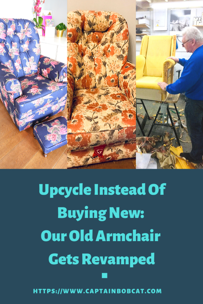Upcycle Instead Of Buying New: Our Old Armchair Gets Revamped