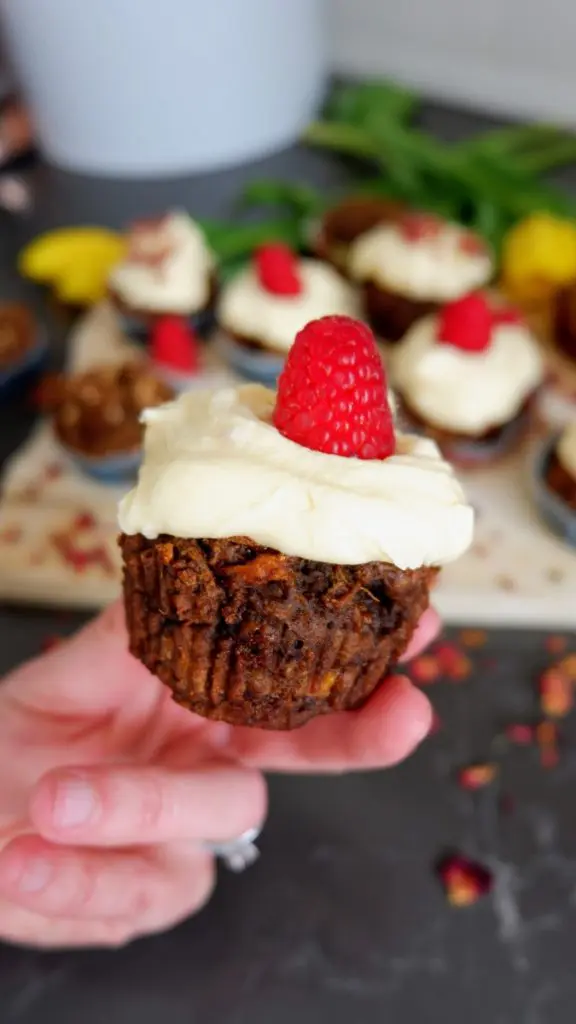 sweet potato carob cupcakes
