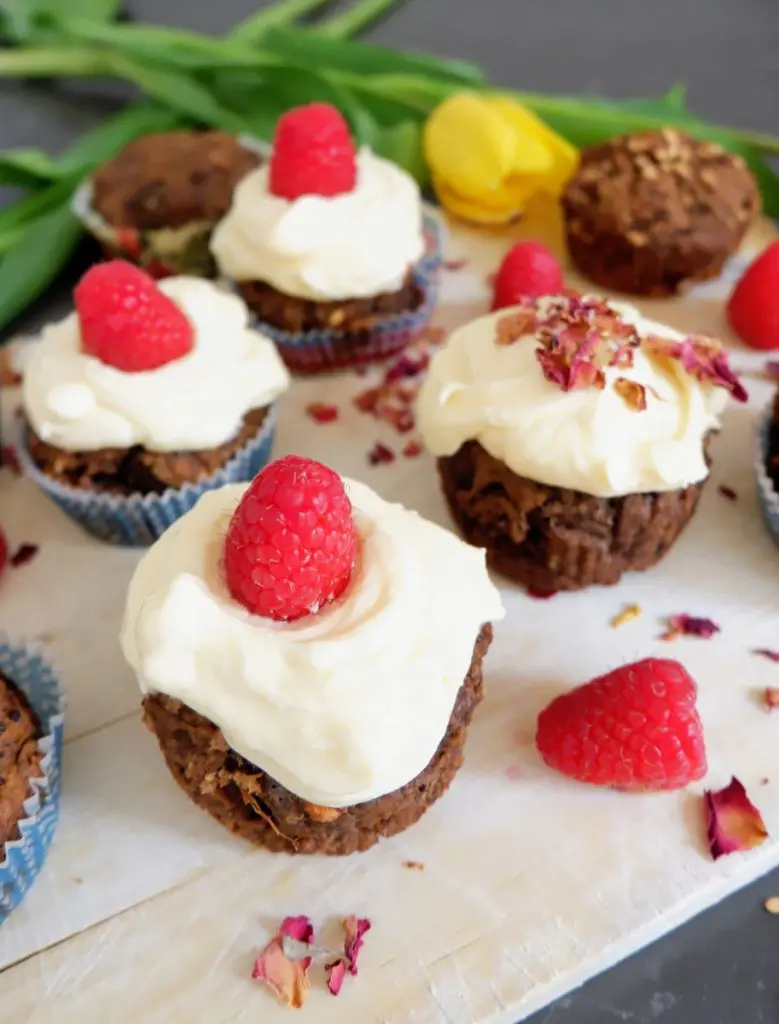 sweet potato carob cupcakes