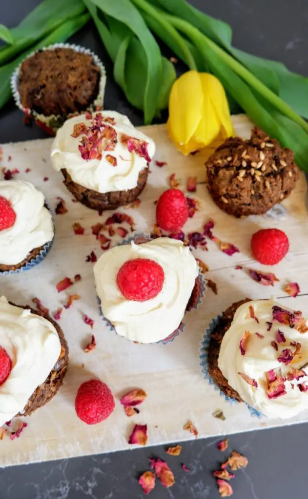 sweet potato carob cupcakes