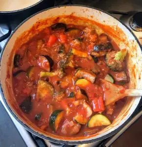 6 vegetable pasta sauce