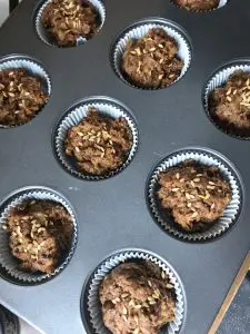 Sweet Potato - Carob Cupcakes With Cinnamon