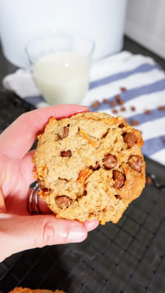 vegan oaty carrot cake cookies
