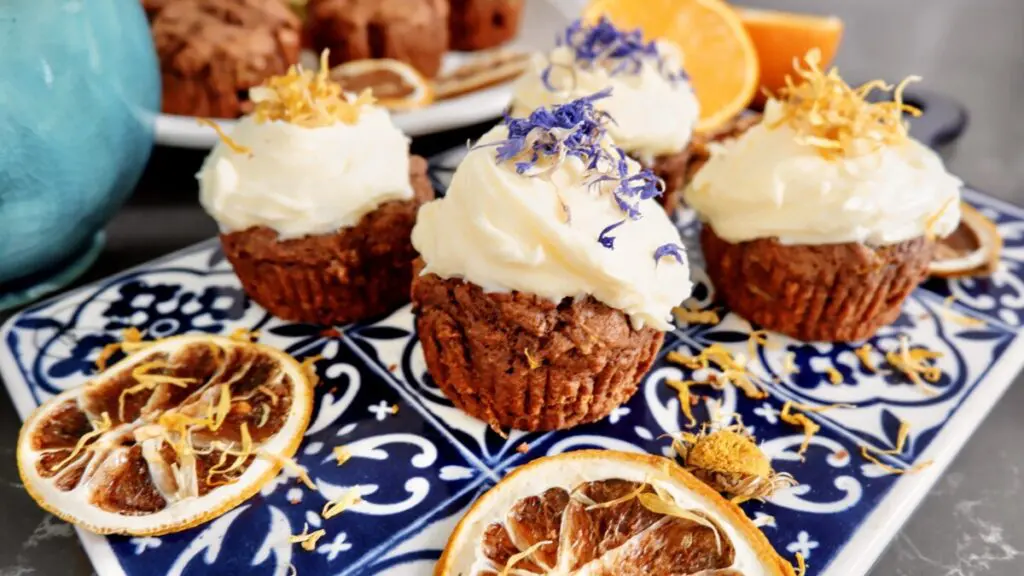 vegan chocolate orange cupcakes
