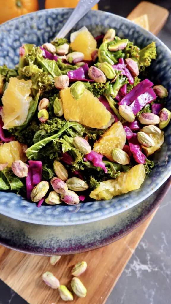 orange and kale salad