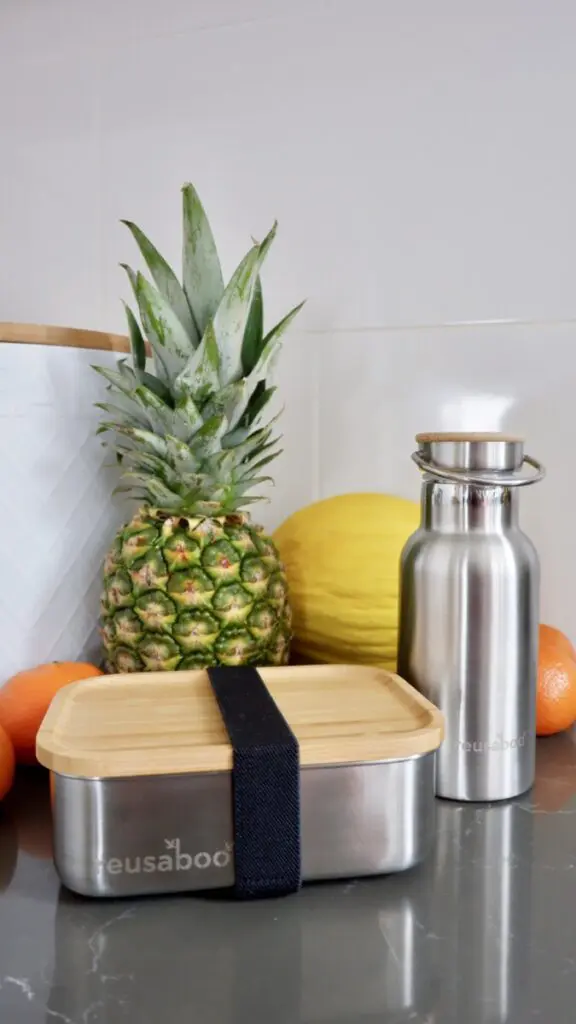 Reusaboo lunchbox and water bottle