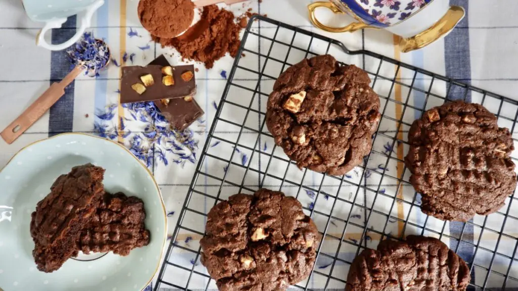 Luxurious Chocolate Cookies With Muscovado White Chocolate Chips