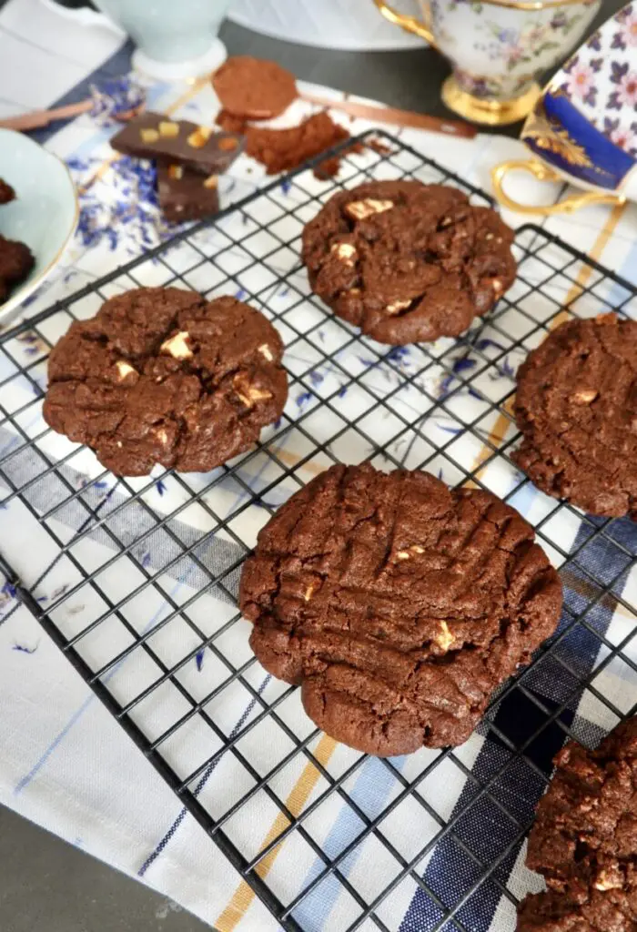 Luxurious Chocolate Cookies With Muscovado White Chocolate Chips