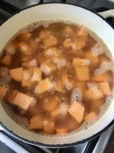 Vegan Sweet Potato And Carrot Soup With Ginger