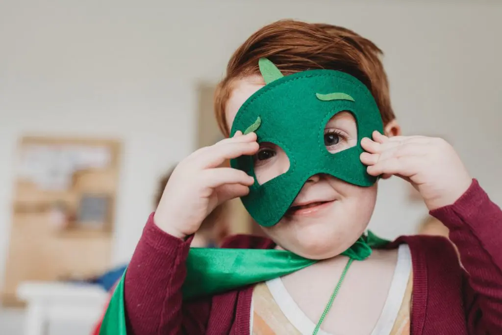 superhero mask child dressing up